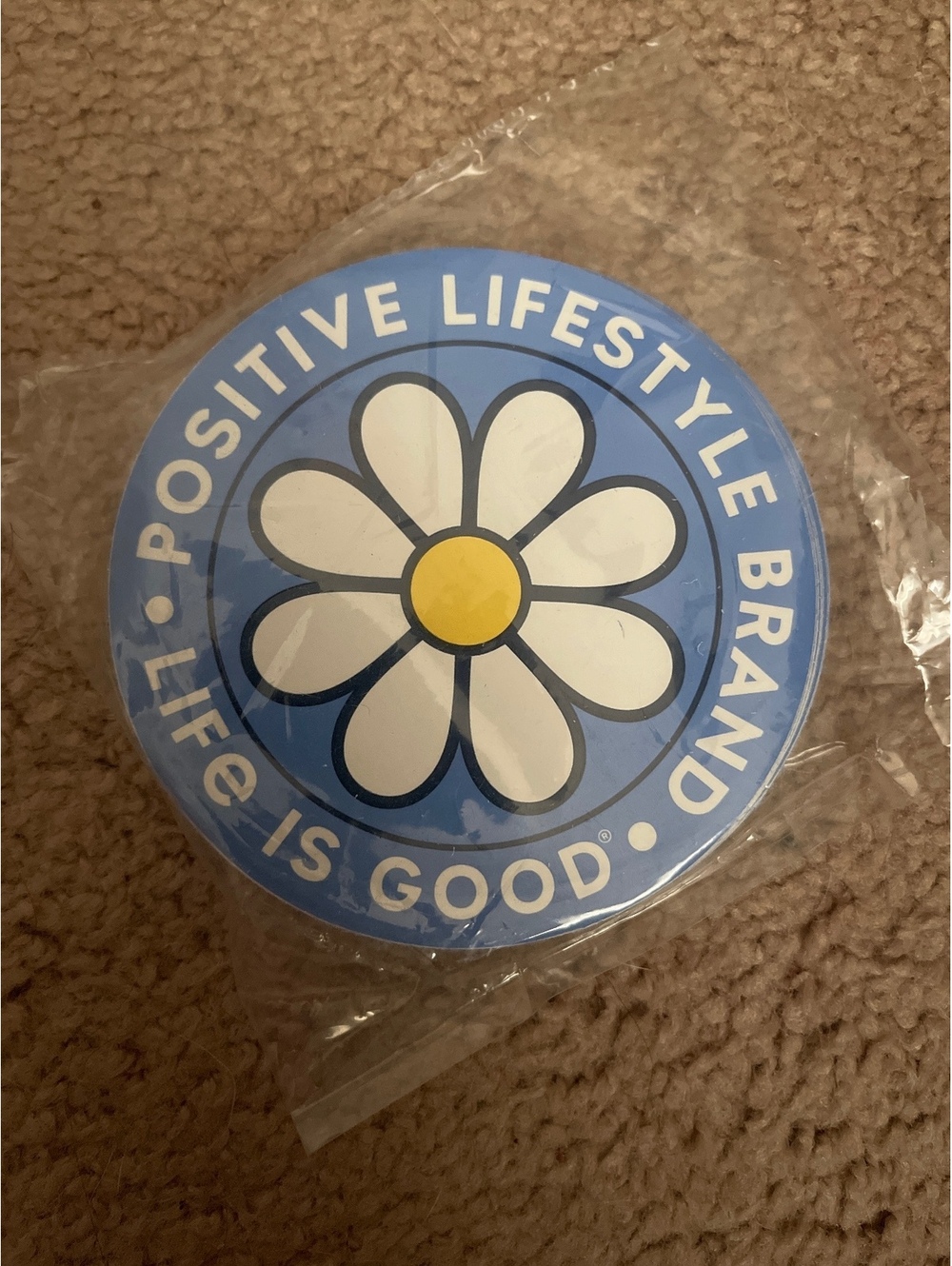 Life is Good Positive Lifestyle Daisy 4 Inch Sticker, BUNDLE PACK